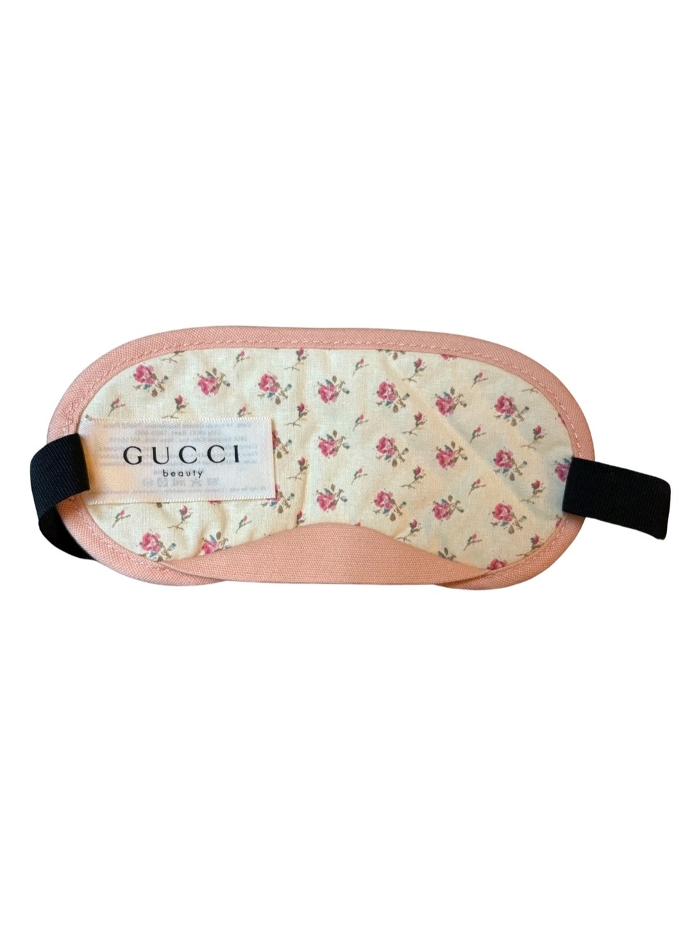 Gucci Beauty Pink Floral Sleep Mask & Matching Travel Pouch Set GWP - Picture 2 of 5